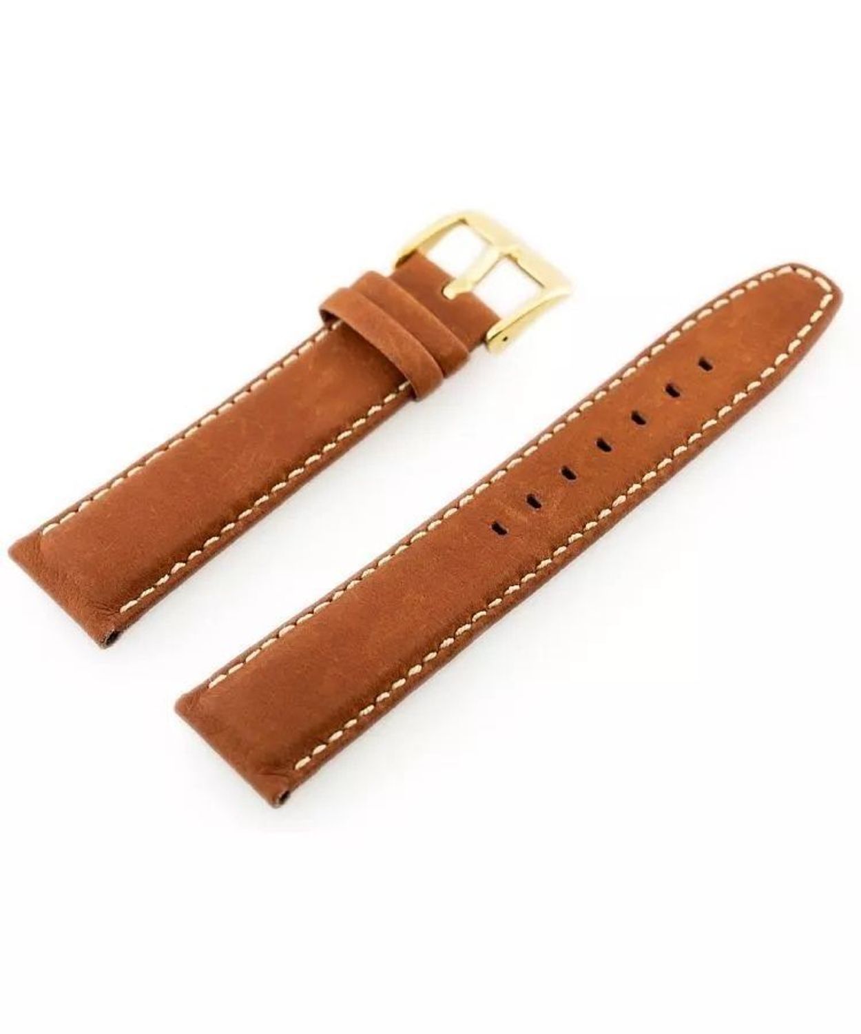 Pasek skórzany do zegarka 22 mm brązowy Bisset BS150 2218.jpg